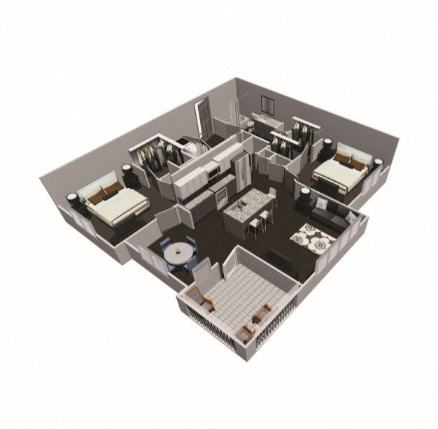 eons lux apartment floor plan 853sqft sqft1076