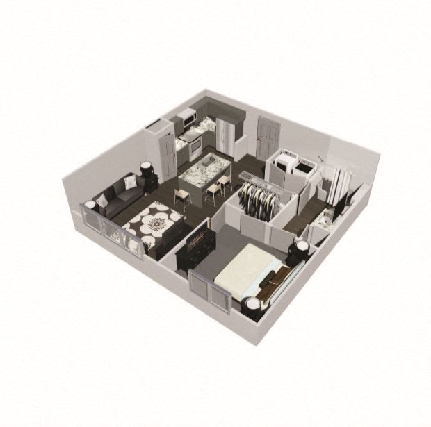 eons lux apartment floor plan 853sqft 625sqft